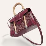 Goyard Saigon Structured Mini Bag Burgundy - Image 5